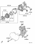 A/c condenser, piping