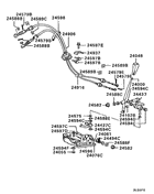 M/t floor shift linkage
