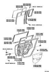 Rear Door Panel & Glass