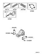 Rear axle differential
