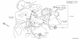 Brake & clutch pedal