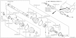 Front drive shaft (ff)