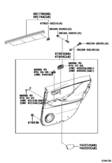 Rear Door Panel & Glass
