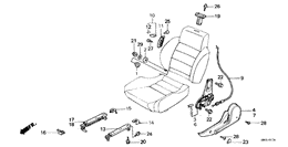 Front seat components
