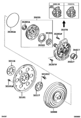 Torque Converter, Front Oil Pump & Chain (Atm)