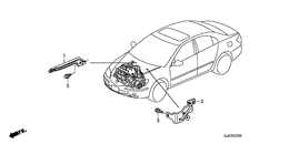 Engine wire harness stay