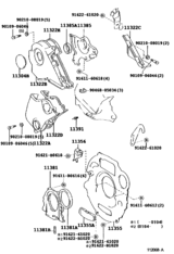 Timing Gear Cover & Rear End Plate