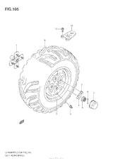 Left Rear Wheel (Lt-A500Xpzl2 E33)