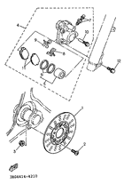 Front brake. caliper