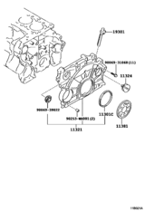 Timing Gear Cover & Rear End Plate