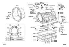 Transmission Case & Oil Pan (Atm)