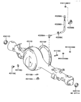 Front Axle Housing & Differential