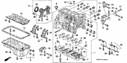 Cylinder block/oil pan