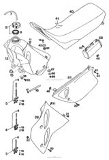 Tank, Seat, Sidde Covers
