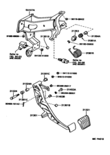 Clutch Pedal & Flexible Hose