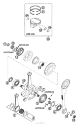 Crankshaft, Piston