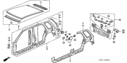 Body structure components