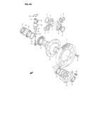 Front differential gear