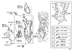Timing Gear Cover & Rear End Plate