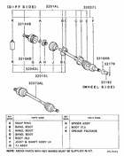 Front axle drive shaft