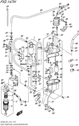 Fuel pump/fuel vapor separator