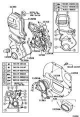 Timing Gear Cover & Rear End Plate