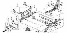 Front seat components