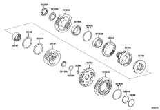Planetary Gear, Reverse Piston & Counter Gear(Atm)