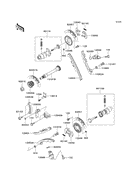 Camshaft/tensioner