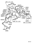 Power steering oil line
