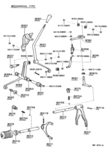 Transfer Lever & Shift Rod