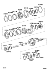 Planetary Gear, Reverse Piston & Counter Gear(Atm)