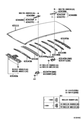 Roof Panel & Back Window Glass