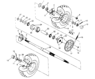 Rear wheel drive assembly