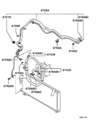 A/c condenser, piping