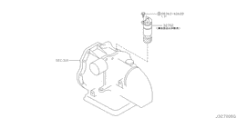 Speedometer pinion