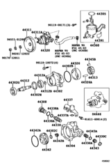 Vane Pump & Reservoir (Power Steering)