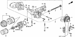 Oil pump/oil strainer