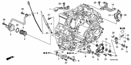 Oil level gauge/ atf pipe