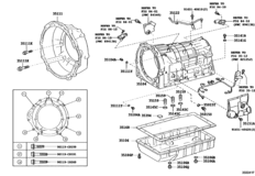 Transmission Case & Oil Pan (Atm)