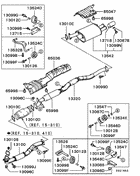 Exhaust pipe & muffler