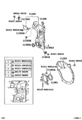 Timing Gear Cover & Rear End Plate