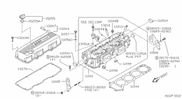 Cylinder head & rocker cover