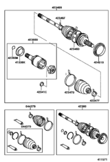 Rear Axle Shaft & Hub