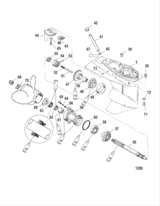 Gear Housing Propeller Shaft - Short-2:1 Gear Ratio