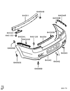 Rear bumper & support