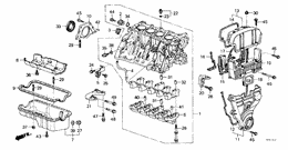 Cylinder block/oil pan