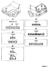 Emblem & Name Plate (Exterior & Interior)