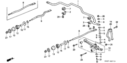 Front stabilizer/ front lower arm