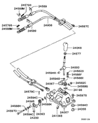 M/t floor shift linkage